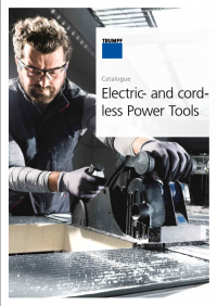 Novi katalozi TRUMPF Electric and Cordless Power Tools